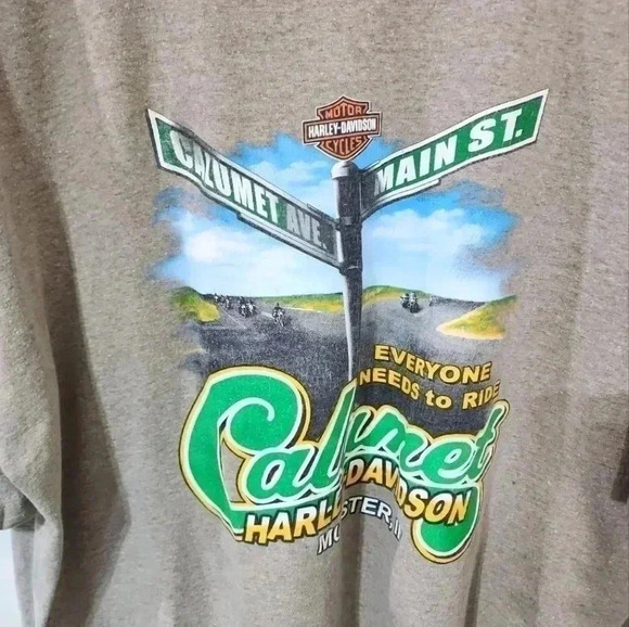 HARLEY Davidson Indiana Unisex tee. Size XXL - Picture 4 of 8